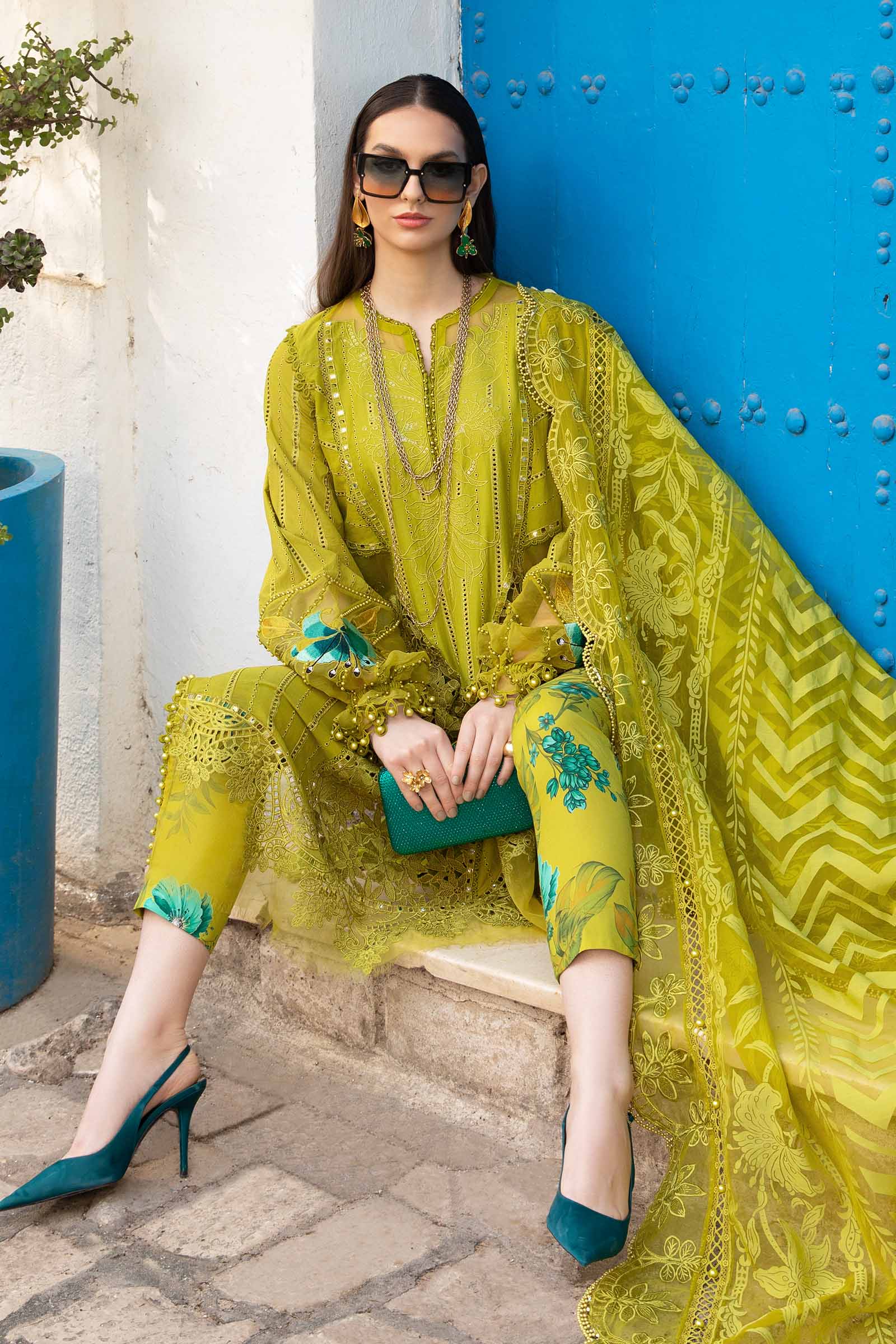 Unstitched Lawn | D-2408-A - Image 3