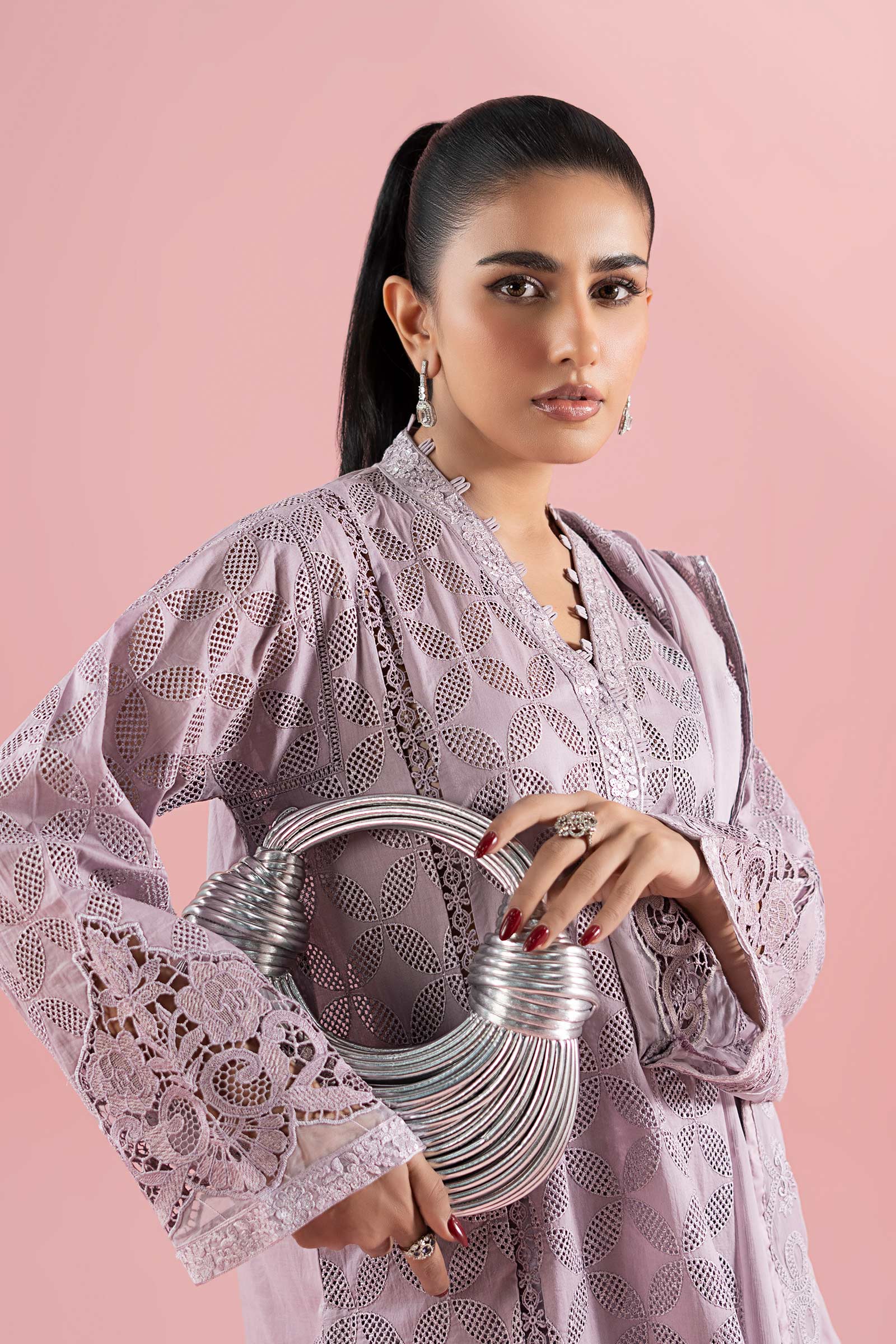 3 Piece Embroidered Lawn Suit - Image 2