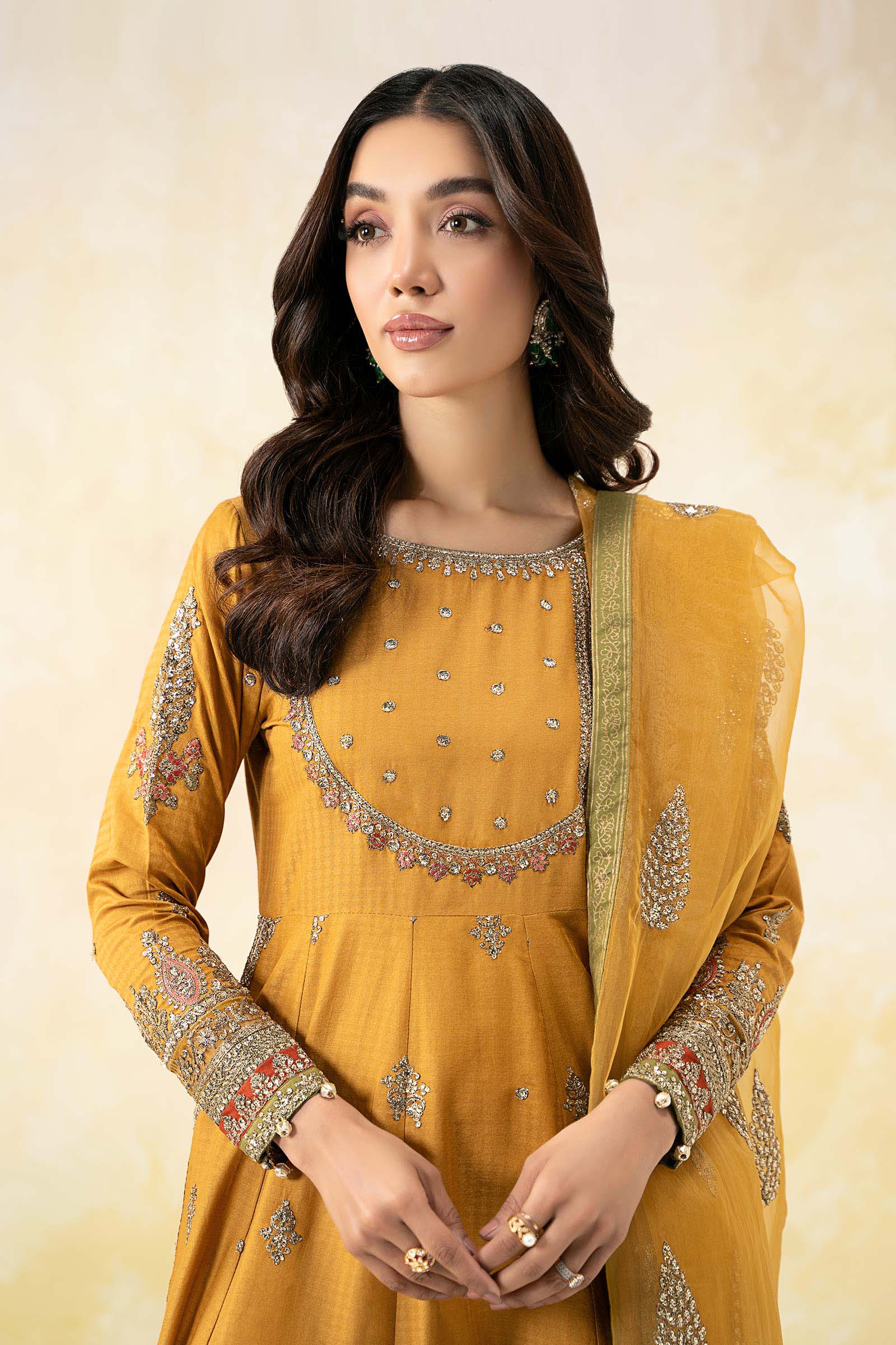 3 Piece Embroidered Doby Lawn Suit - Image 2