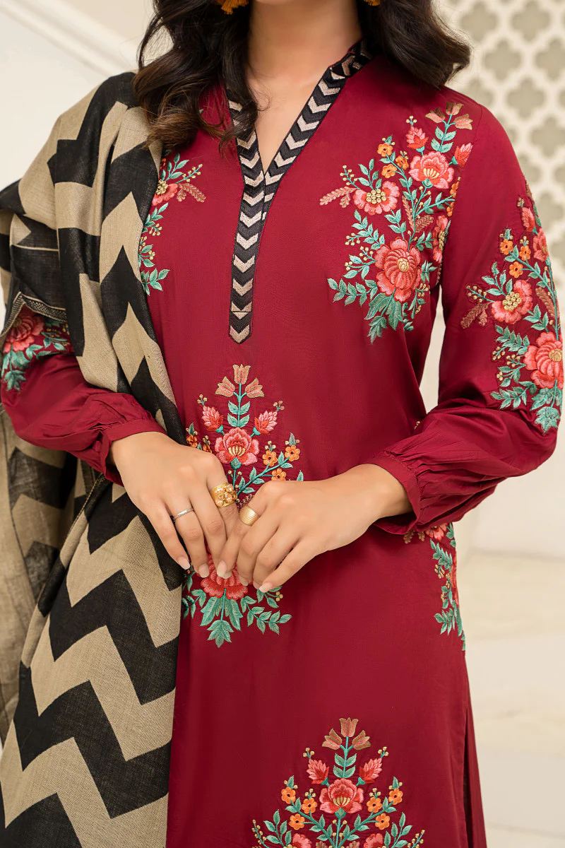 Suit Maroon DW-W22-83 - Image 2