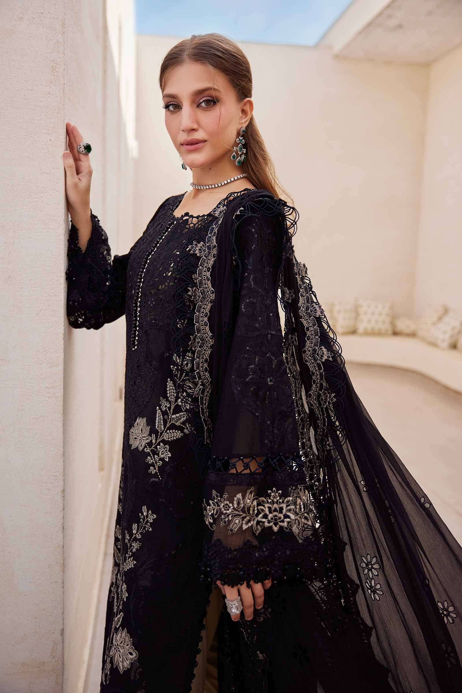 3 Piece Unstitched Embroidered Paper Cotton Suit | EID LAWN-25-03 - Image 3