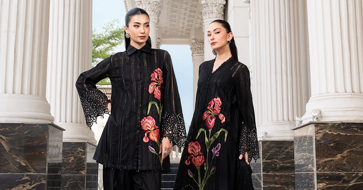 3 Piece Embroidered Lawn Suit - Image 11