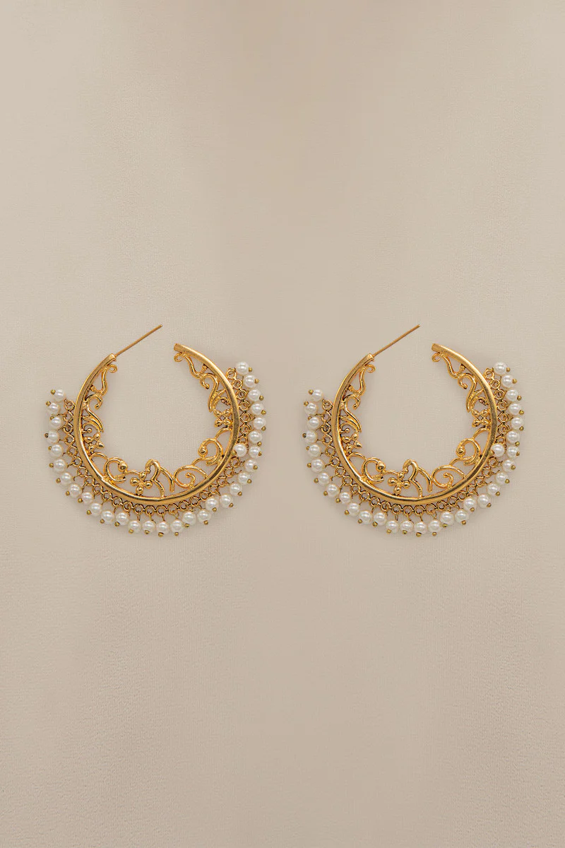 JER-038 Gold hoops - Image 2