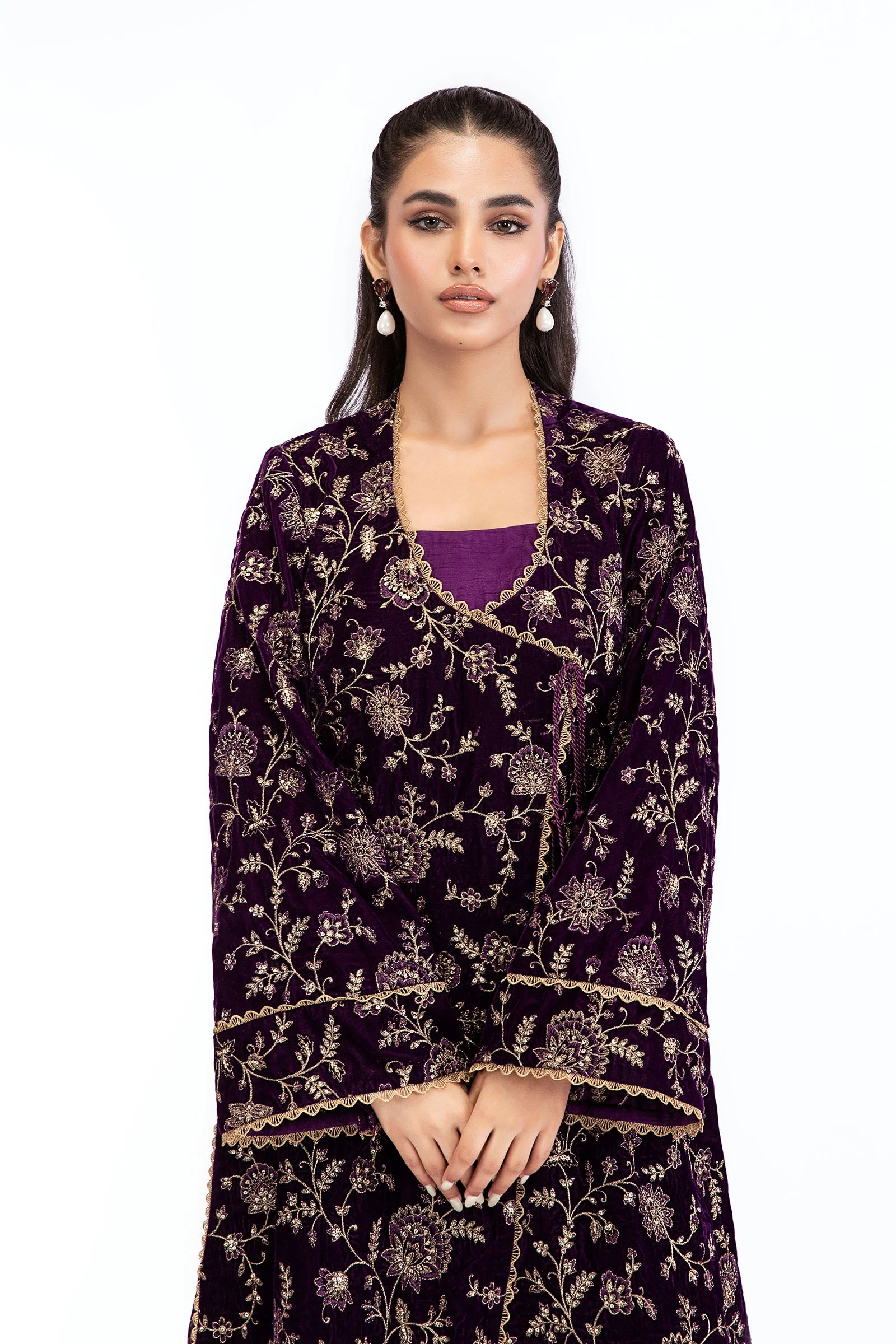 M.Luxe Fabrics Purple LF-523 - Image 2