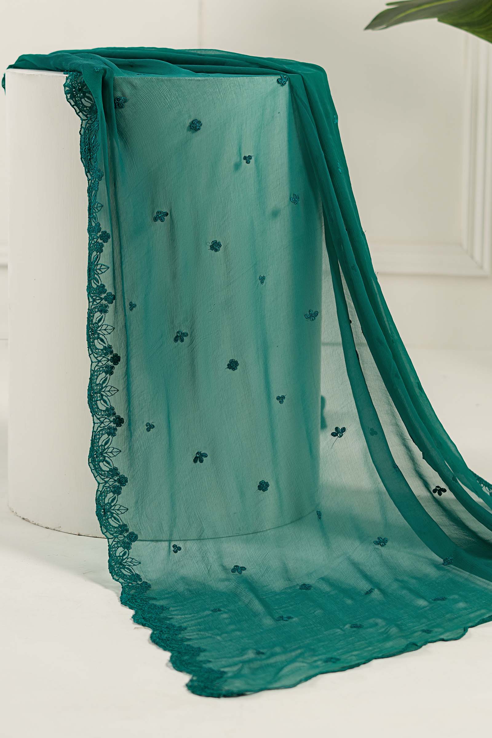 Embroidered Lawn Fabric (3Pcs) | LF-804 - Image 7