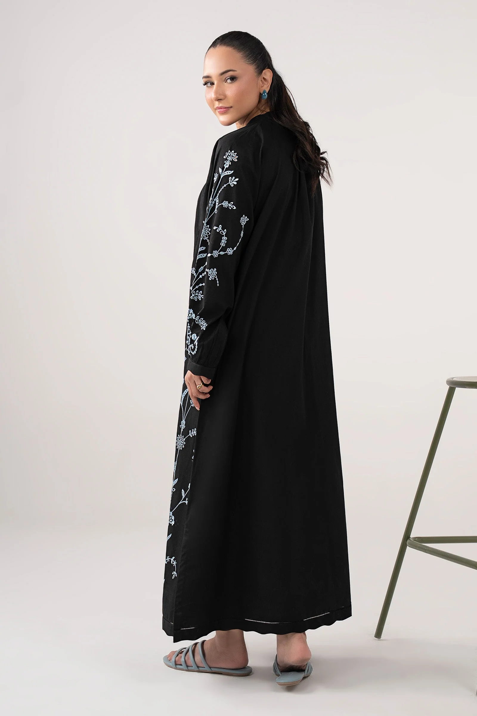 Embroidered Lawn Dress - Image 8