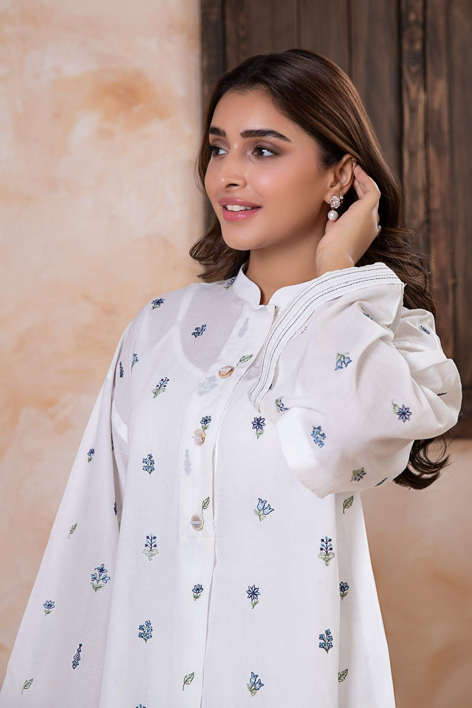 Embroidered Lawn Tunic - Image 3