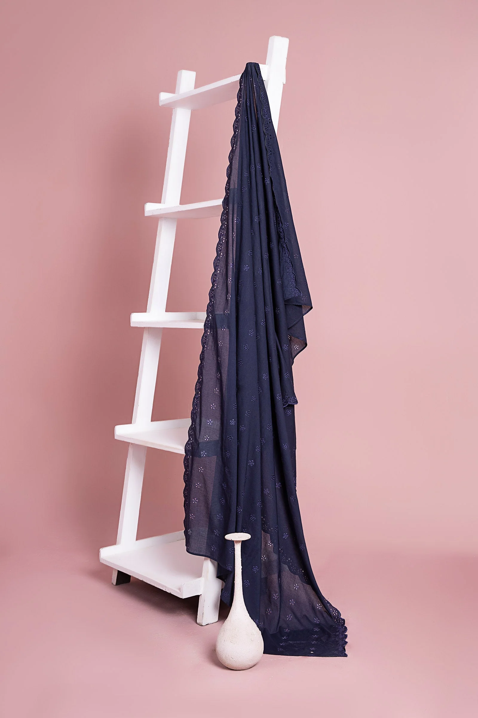 Embroidered Chiffon Dupatta - Image 4