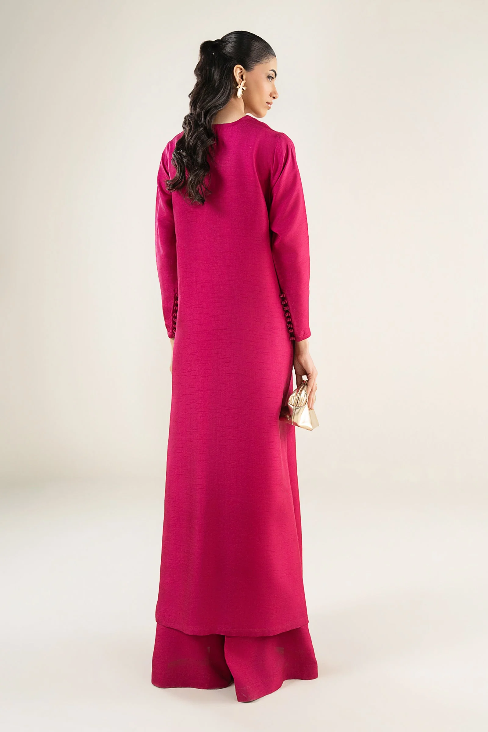 2 Pc Dyed Raw Silk Suit - Image 8