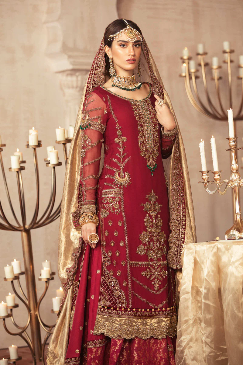 MARIA B. Couture Red Wine MC-035 - Image 3