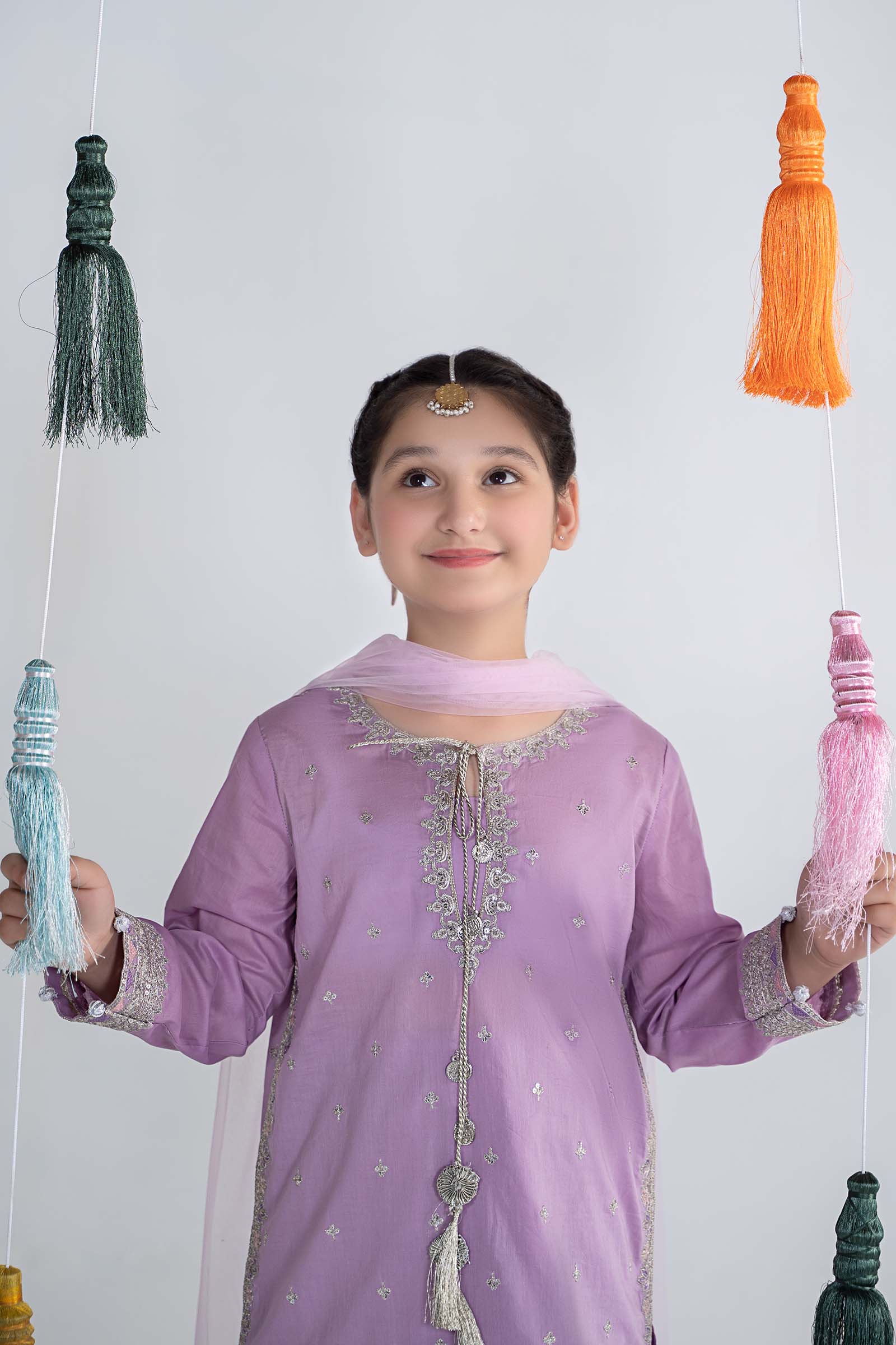 3 Piece Dyed Lawn Suit - Image 2