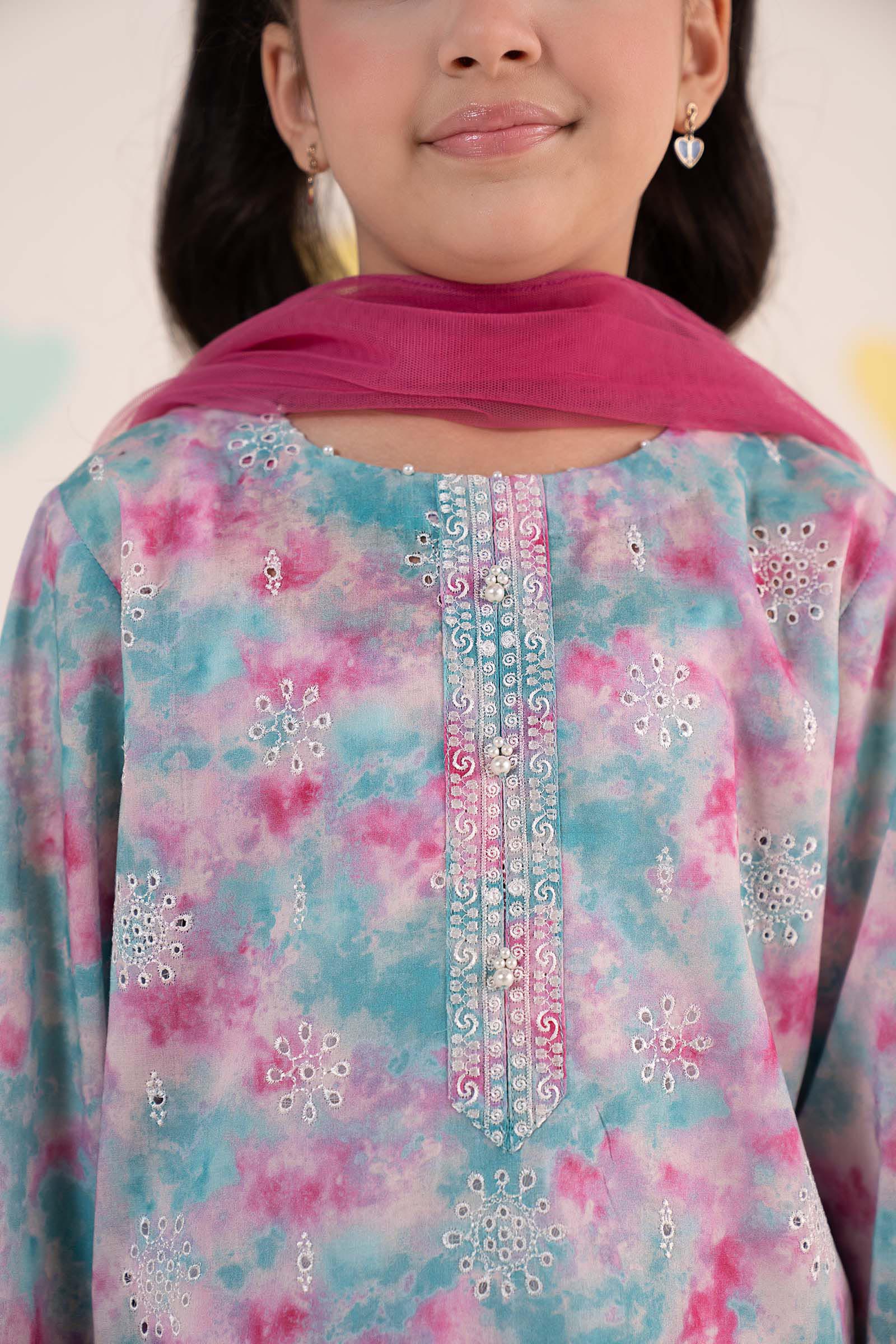 3 Piece Embroidered Lawn Suit - Image 3