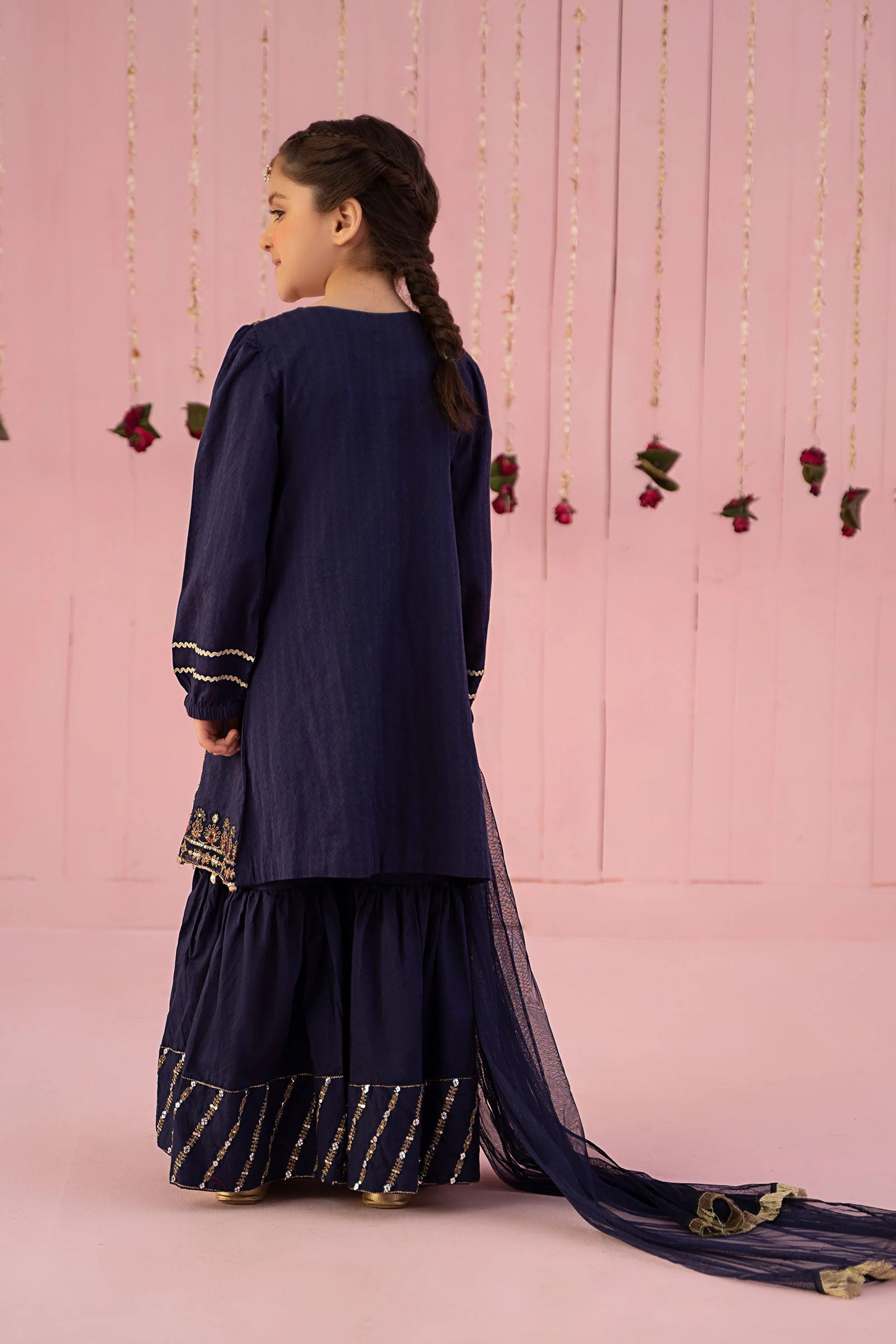 3 Piece Embroidered Dobby Suit - Image 7
