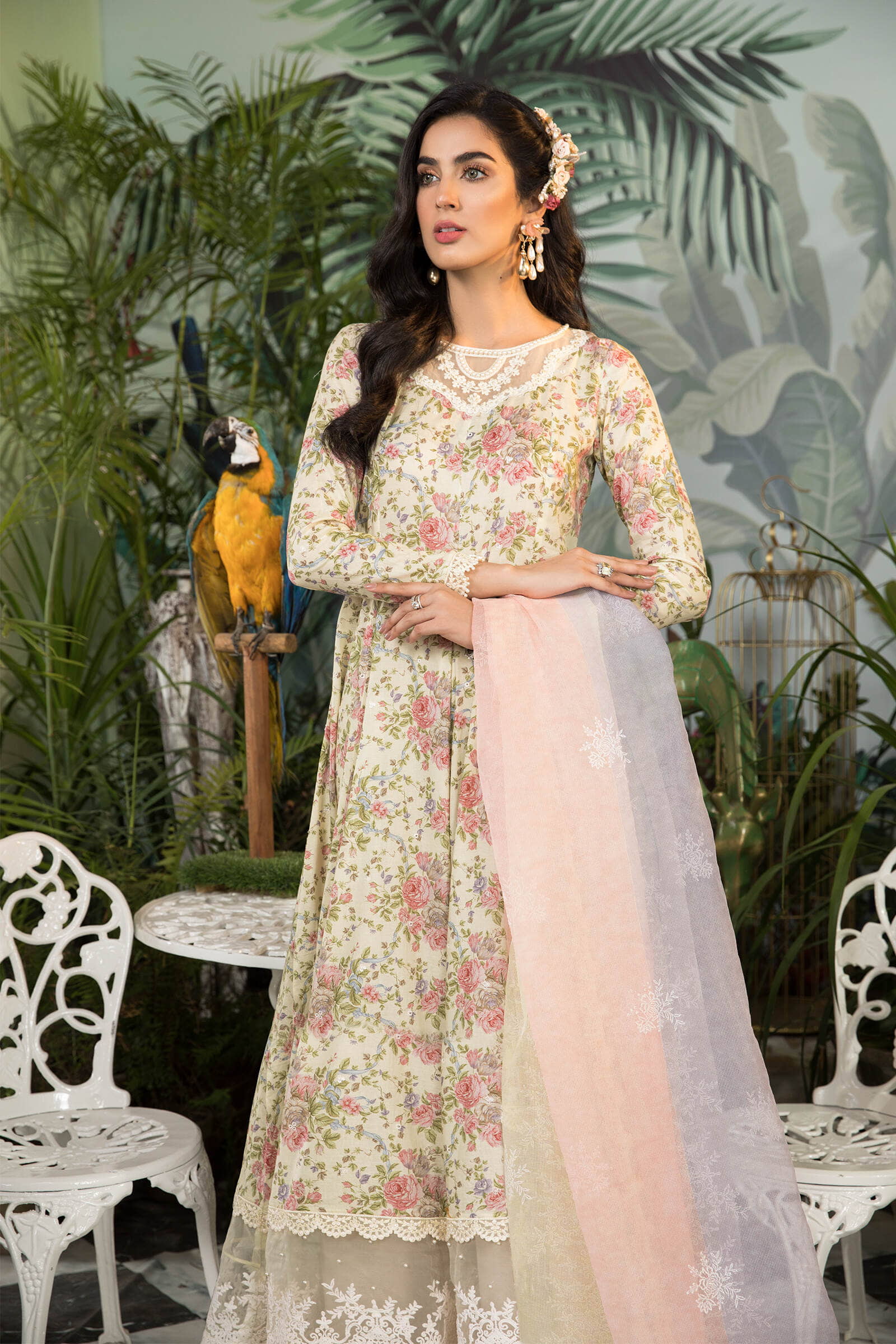 Unstitched Fabrics/M.Prints MPT-1102-B - Image 3