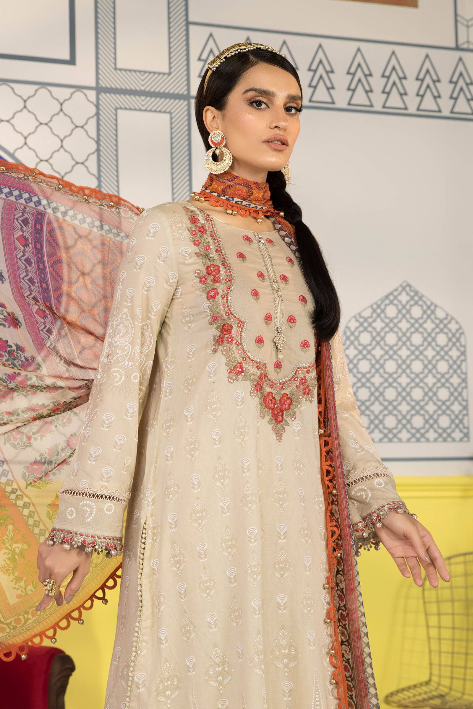 Unstitched Fabrics/M.Prints MPT-1111-A - Image 2